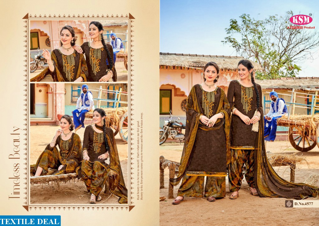 KSM punjabi kudi Wholesale patiyala Dress material